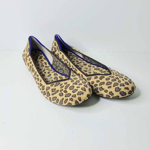 Rothy's The Flat Classics Animal Print Ballet Flats - Picture 4 of 8